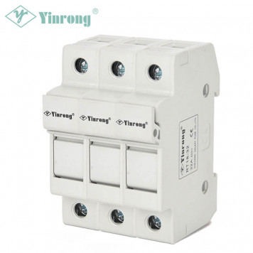 Держатель для предохранителей цилиндрических Galaxy Fuse (Yinrong) RT18-32 3P, 10х38 мм, 3P